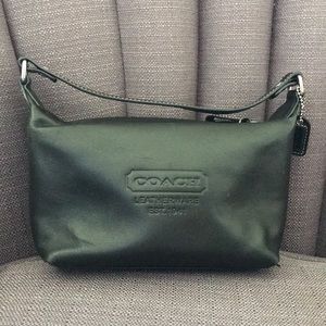 Coach leather ware small black purse